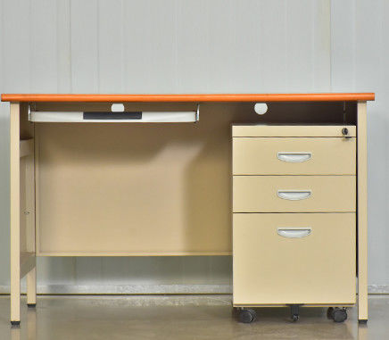 Detachable Large Computer Desk With Mobile Base Filing Cabinet Modern Design