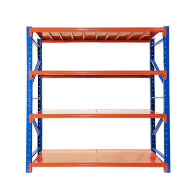 Powder Coated Steel Shelving Racks 200kg Per Layer Loading For Warehouse Storages