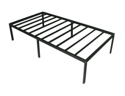 Single Bed Frame Steel School Furniture 1980 * 960 * 850mm Size Small Standing Area