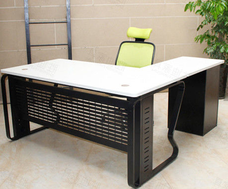 Stainless Steel Frame Administrative Office Desk , 18 - 25mm Steeline Office Furniture