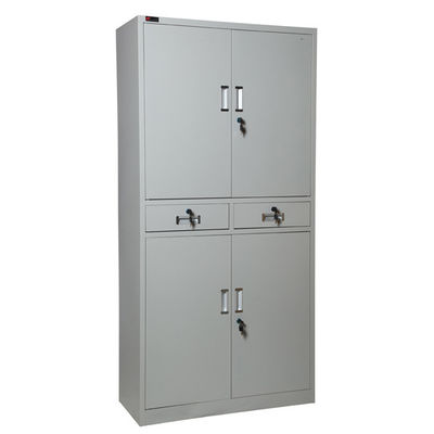 Middle 2 Drawers Full Height Swing Door Steel Filing Cabinet