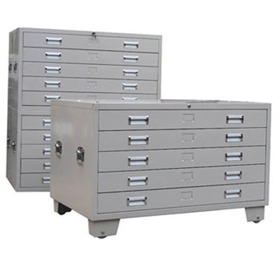 5 Drawer Steel Storage Cabinet Fully Welded Plan Chest
