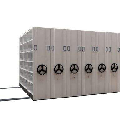 Library Spacesaver Mobile Shelving , Movable File Storage System Without Door