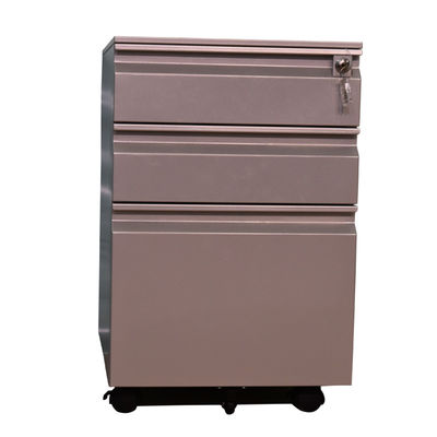 Anti Dumping Mobile Pedestal Cabinet , Office File Locking Metal Cabinet