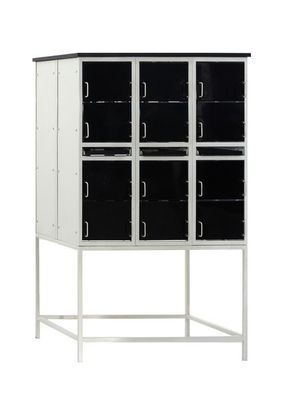 24 Drawer RAL7035 Metal Office Bookcase For Catalogues