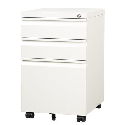 Three Drawer Mobile Thick 1.2mm Vertical File Cabinet
