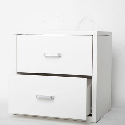 Mini Two Drawers RAL White Metal File Cabinet For The Top Table