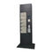 Charging Cell Phone Storage Cabinet With Base 1600mm Height Gray / Black Color