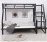 Durable Childrens Metal Bunk Beds , School Metal Twin Loft Bed With Slide