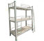 Thickened Steel School Furniture Three Layers Metal Bunk Bed Less Space