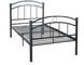 700 Mm Height Iron Steel School Furniture Bed Base Strong Structure Black Color