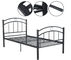 700 Mm Height Iron Steel School Furniture Bed Base Strong Structure Black Color