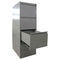 4 Drawer Metal Filing Cabinet Flat Packed Structure Powder Coating Finish
