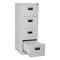 Recessed Handle Metal Filing Cabinet Lockable Light Grey RAL7035 Color