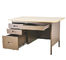 4 Drawer Base Stainless Steel Computer Desk , Wooden Desktop Office Computer Desks