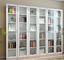 Customized steel office furniture office glass door model Bookcase Display Cabinet