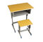Safe Powder Coating Kids Writing Table And Chair , Reliable Boys / Girls Study Chair