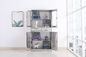 Stainless Steel Two Drawer Storage Cabinet , Clean Room Hospital Storage Cupboards