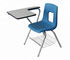 Navy Blue High School Desk Chair Combo , Anti Corrosion Student Table Chair