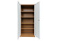Durable Steel Stationery Cupboards , Full Height Folding Storage Cabinet