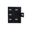 Manual Password Lock Usb Charging Cabinet Wall Mounted 6 Doors For Cell Phone