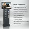 Non Shaking Steel Cell Phone Storage Cabinet Stable Performance With Ads Screen