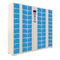 60 Doors  Coin-Operated/Fingerprint/Card/Bar Code Cell Phone Steel Storage Cabinet Blue