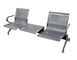 Office chair stainless steel leg office furniture public 3 hospitals  waiting chair of waiting company