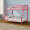 Childrens Metal Twin Loft Bed With Slide