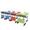 Metal Children Pantone Color Double Student Desk And Chair School Furniture student study table