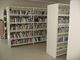 Double-Upright Double-Sided Metal Open Bookshelf / Steel Library Bookshelf