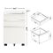 Three Drawer Mobile Thick 1.2mm Vertical File Cabinet