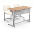 Steel School Furniture For Children Classroom Furniture Desk And Chair Student Table Cheap Price