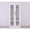 brown 2 Door Glass 1850*900*500mm Locker Storage Cabinet