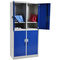 4 Doors Steel Office Furniture H1850*W900*D450mm Clothes Storage Locker