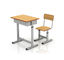 Steel Study Table And Chair For Students Classroom Metal Chair With Desk School Furniture