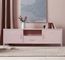 Home Living Room Furniture H595mm Steel TV Stand Cabinet Knock Down Structure