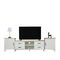 Home Living Room Furniture H595mm Steel TV Stand Cabinet Knock Down Structure