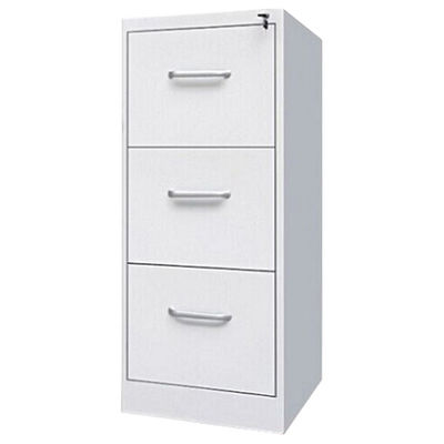 Anti Tilt 3 Drawer File Cabinet for Foolscap Files Steel Cabinet