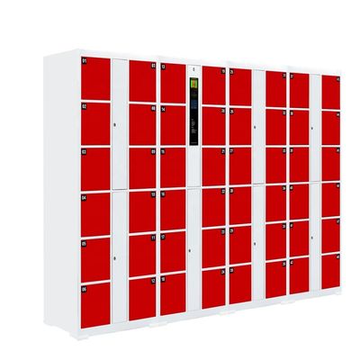 48 Door Self Encoding Smart Locker 0.4 - 1.2mm Thickness Smooth Surface