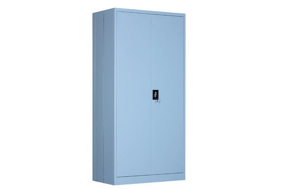 Steel Cupboards Cabinet Foldable Storage Cabinets 36 &quot; W X 20 &quot; D X 74 &quot; H Size Sky Blue Color