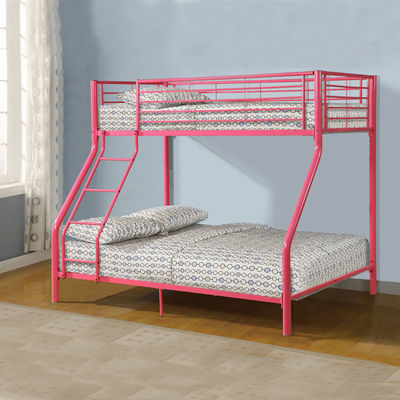 Childrens Metal Twin Loft Bed With Slide