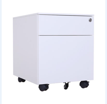 Two Drawers Metal  Steel Iron Filing Pedestal Locker Cabinet