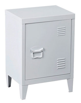 Modern One Door Nightstand 0.7mm Bedroom Storage Cupboard