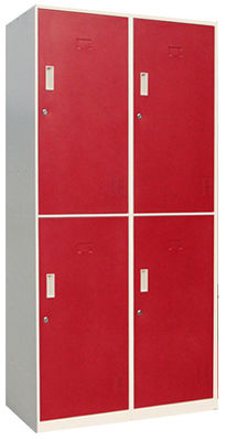 4 Doors Steel Line Furniture D450mm Clothes Storage Locker