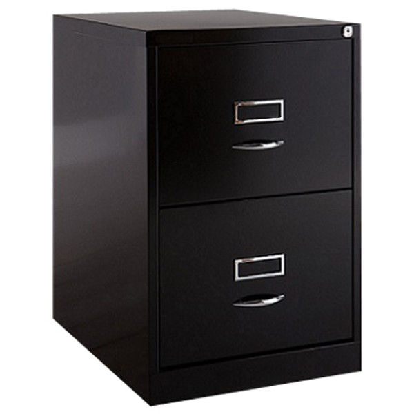 2-Drawer Steel File Cabinet Metal Office Cabinet With Pull ...