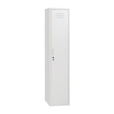 Nordic Style One Door Wardrobe With Mirror , Home Steel Wardrobe No Screws