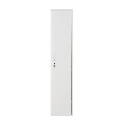 Nordic Style One Door Wardrobe With Mirror , Home Steel Wardrobe No Screws