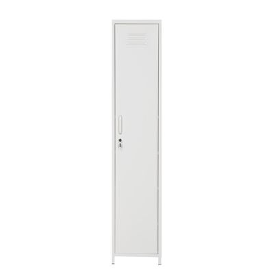 One Door Metal Wardrobe With Legs H 1800 * W 850 * D 420 Mm Size 10 Year Warranty