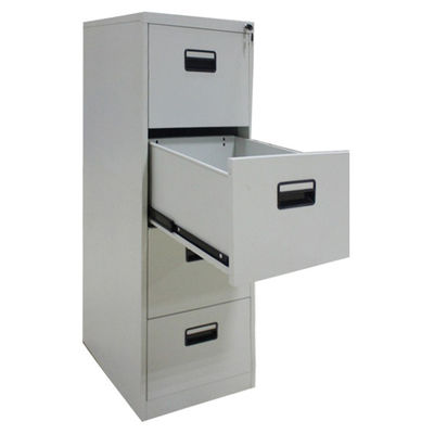 Knock Down Four Drawer File Cabinet For A4 File Holder